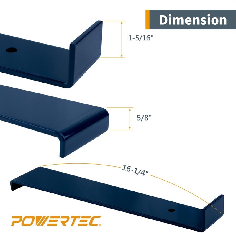 POWERTEC Vinyl Flooring Installation Kit | Pro Pull Bar & Tapping Block Wood Flooring Tools for Laminate Floor, Flooring Planks, LVP, LVT, Hardwood Wood and Floating Floor Installation (71852) - Image 3